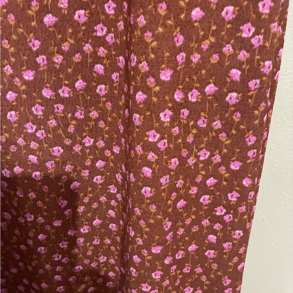 Women Floral Rust Maxi Dress size S new - Picture 6 of 7